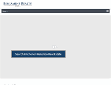 Tablet Screenshot of benjaminsrealty.com
